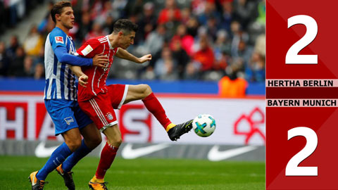 Hertha Berlin 2-2 Bayern Munich