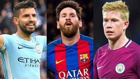 Man City áp đảo ở đội hình xuất sắc nhất châu Âu tháng 9
