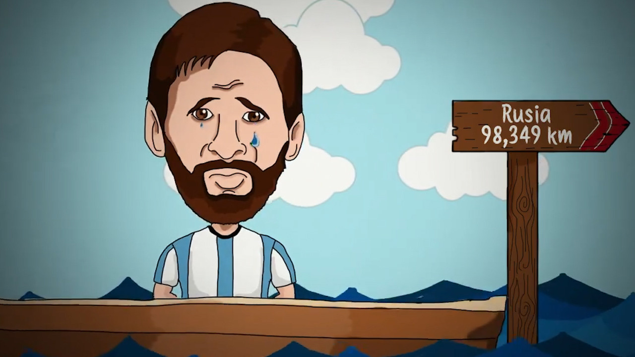 Clip chế: Messi nước mắt lưng tròng khi bị hòa Peru
