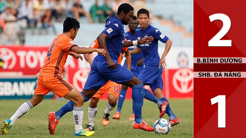 B.Bình Dương 2-1 SHB Đà Nẵng