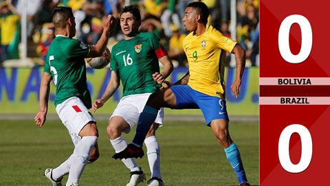 Bolivia 0-0 Brazil