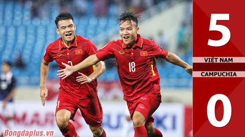 Việt Nam 5-0 Campuchia