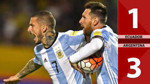 Ecuador 1-3 Argentina