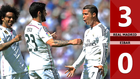 Real Madrid 3-0 Eibar