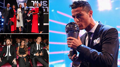 Đánh  bại Messi và Neymar, Ronaldo giành giải FIFA The Best Awards 2017