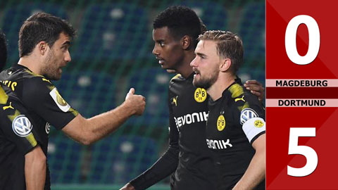 Magdeburg 0-5 Borussia Dortmund