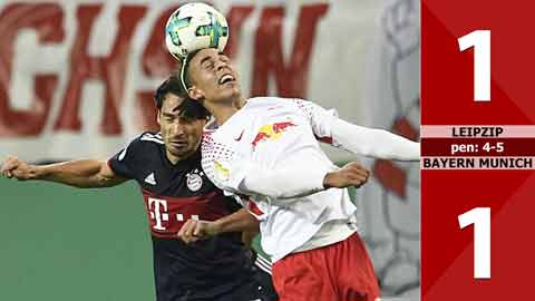 Leipzig 1-1 Bayern Munich (pen: 4-5)