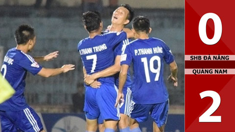 SHB Đà Nẵng 0-2 Quảng Nam