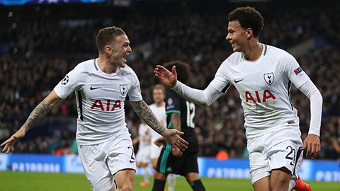 Dele Alli lập cú đúp, Tottenham thắng đậm Real Madrid