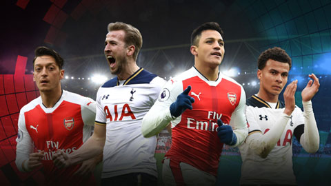 10 bàn thắng đẹp nhất lịch sử đối đầu Arsenal - Tottenham