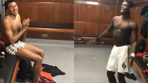 Martial post video lạ trong phòng thay đồ M.U
