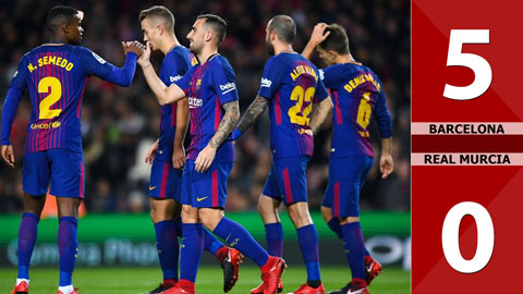 Barcelona 5-0 Real Murcia (chung cuộc: 8-0)