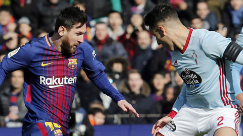 Messi cho 6 cầu thủ Celta Vigo ngửi khói ở màn đua tốc độ