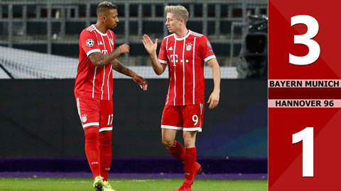 Bayern Munich 3-1 Hannover 96