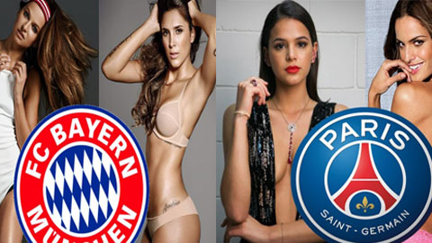 Đọ sắc WAGs Bayern - PSG