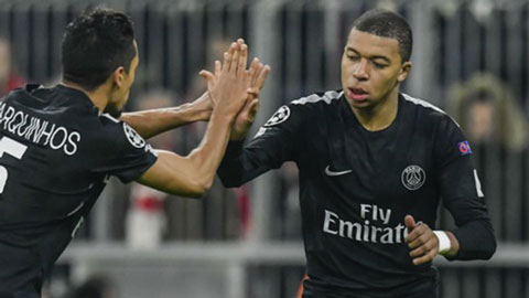 Mbappe lập kỷ lục trong ngày PSG gục ngã trước Bayern