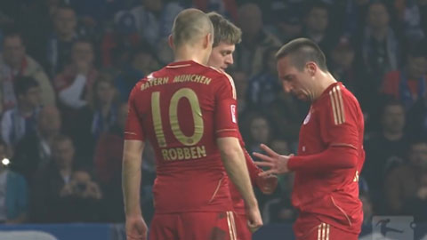 Kroos và Ribery từng phải oẳn tù tì để giành quyền đá phạt