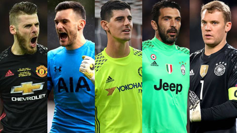 De Gea chỉ đứng thứ 7 trong danh sách những thủ môn xuất sắc nhất