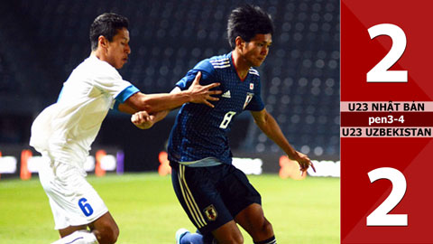 U23 Nhật Bản 2-2 U23 Uzbekistan (pen: 3-4)