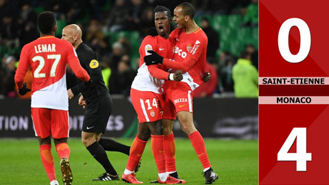 Saint-Etienne 0-4 Monaco