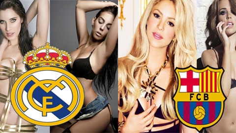 Đọ sắc WAGs Real - Barca