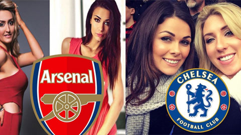 Đọ sắc WAGs Arsenal - Chelsea