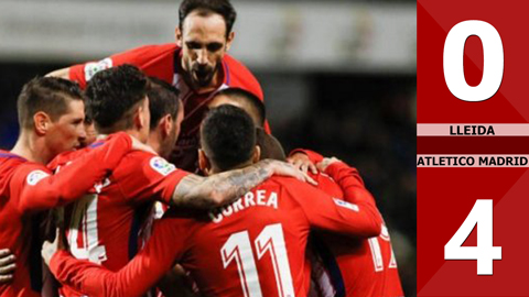 Lleida 0-4 Atletico Madrid