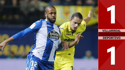 Villarreal 1-1 Deportivo