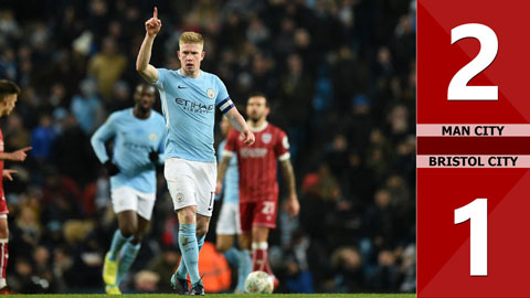 Man City 2-1 Bristol City