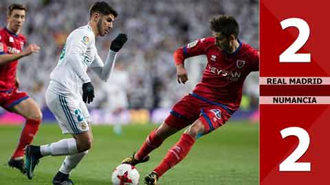 Real Madrid 2-2 Numancia (chung cuộc: 5-2)