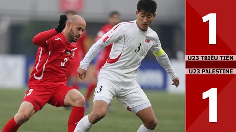 U23 CHDCND Triều Tiên 1-1 U23 Palestine