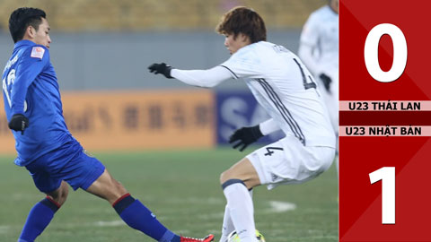 U23 Thái Lan 0-1 U23 Nhật Bản 