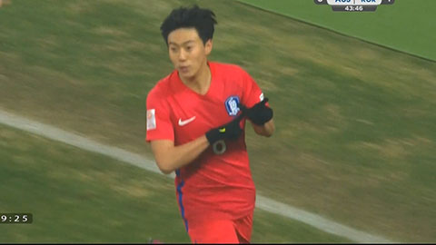 Han Seung-gyu ghi bàn nâng tỷ số (U23 Hàn Quốc 2-0 U23 Australia)