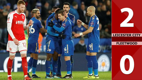 Leicester City 2-0 Fleetwood