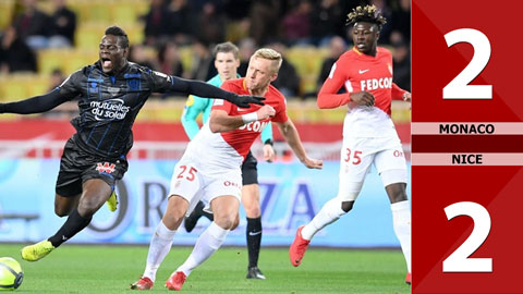 Monaco 2-2 Nice