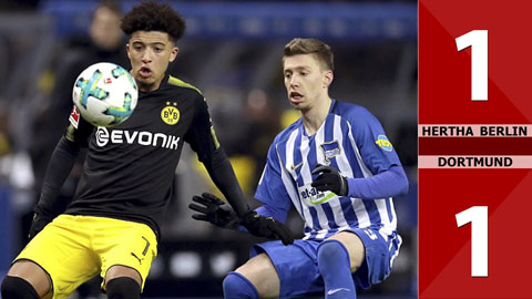 Hertha Berlin 1-1 Dortmund