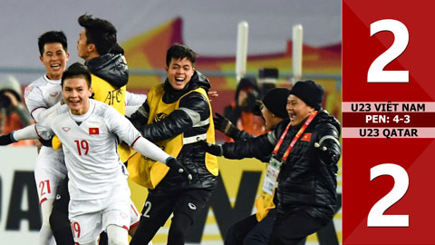 U23 Việt Nam 2-2 U23 Qatar (pen: 4-3)