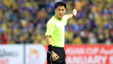 Trọng tài Ma Ning từng gây bất lợi cho ĐT Việt Nam tại AFF Cup 2014