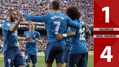 Valencia 1-4 Real Madrid