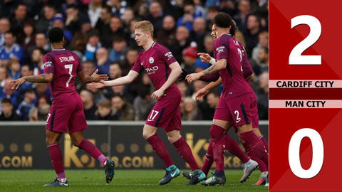 Cardiff 0-2 Man City