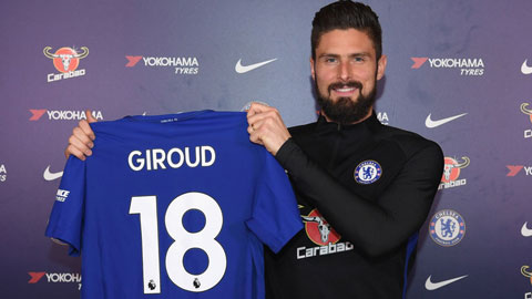 Những hình ảnh đầu tiên của Giroud tại Chelsea