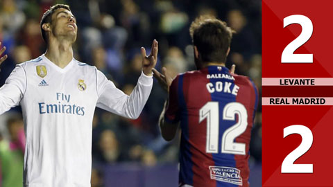 Levante 2-2 Real Madrid