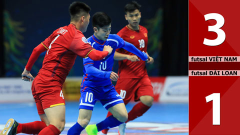 Futsal Việt Nam 3-1 Futsal Đài Loan