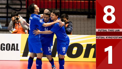 Futsal Thái Lan 8-1 Futsal Kyrgyzstan