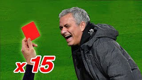 15 lần Mourinho bị đuổi lên khán đài