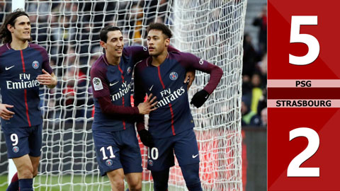 PSG 5-2 Strasbourg