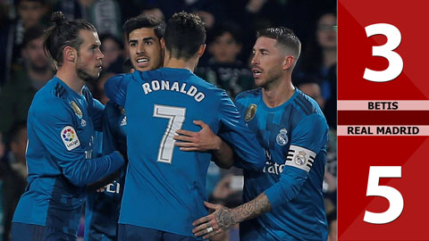 Betis 3-5 Real Madrid