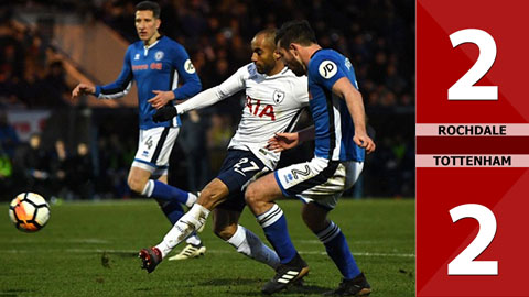 Rochdale 2-2 Tottenham