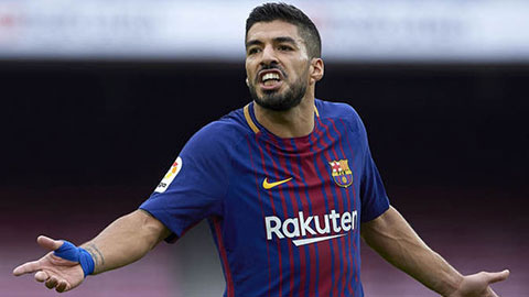 Luis Suarez cố tình kiếm thẻ vàng trước Girona nhưng bất thành