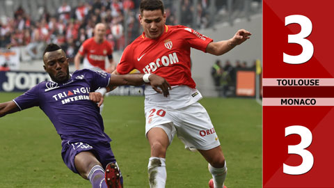 Toulouse 3-3 Monaco